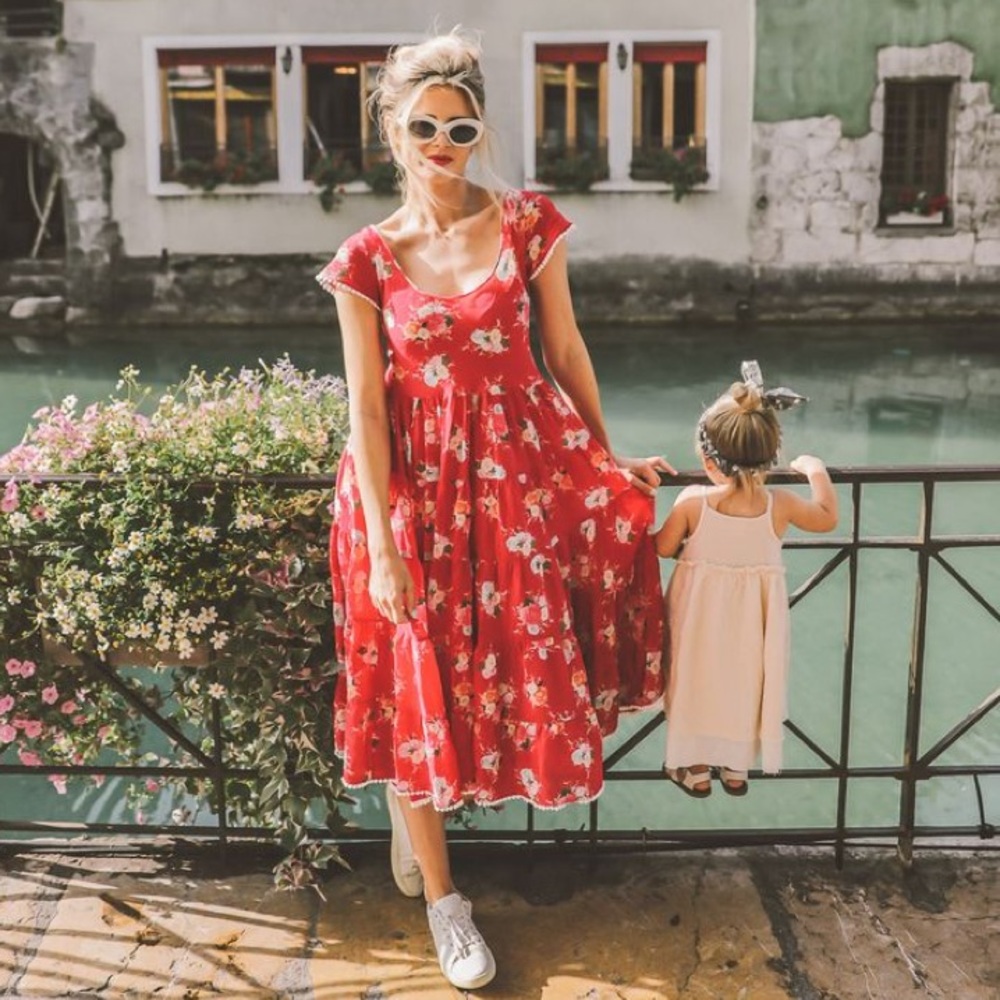 Athena Procopiou Floral Dress